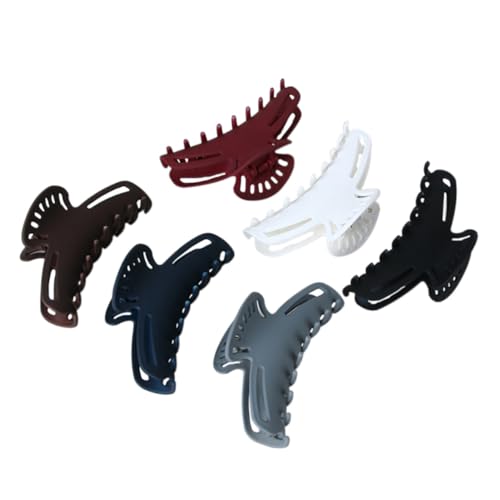 DEARMAMY 6stücke Kunststoff Haarklammer Große Haarklammern Für Frauen Haarspange Haarschmuck Stylischer Kopfschmuck Einfach Zu Verwenden Rutschfest Passend Für Jede Haarfarbe Und von DEARMAMY