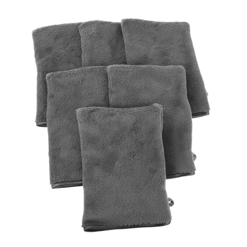 DEARMAMY 6stücke Pack Wiederverwendbare Duschhandschuhe Aus Faser Gesichtswaschhandschuhe Make-up-entferner-fäustlinge Bade Und Gesichtsreinigungstücher Für Spa Und Badzubehör von DEARMAMY