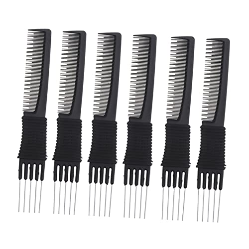 DEARMAMY 6stücke Professionelle Haarkämme Tragbare Spitzkämme Multifunktionale Haarkämme Für Männer Frauen Und Junge Mädchen Haarstyling-zubehör Zur Vermeidung Von Haarnestern von DEARMAMY