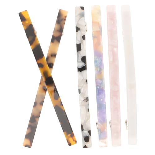 DEARMAMY 6stücke Teiliges Set Marmor-haarspangen Für Frauen Und Mädchen Tortoiseshell Royalblau Muschelweiß Grün Und Mischfarben Halten Sie Ihr Haar Stilvoll Und Sicher von DEARMAMY