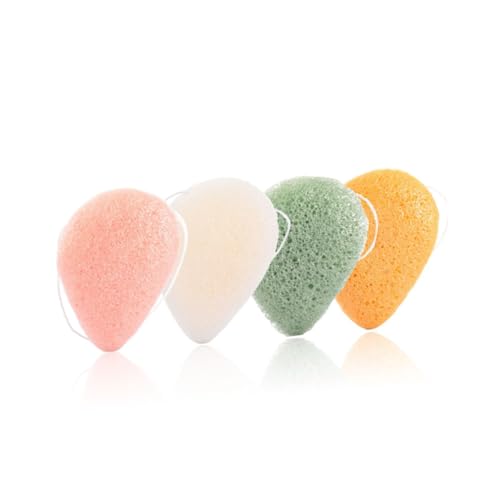 DEARMAMY 7 Stück Teiliges Gesichtsreinigungsschwämme Sanfte Makeup Entfernung Peeling Hautpflege für Empfindliche Haut um Poren zu Reinigen und Unreinheiten zu Verhindern von DEARMAMY