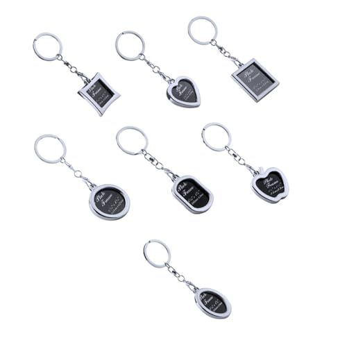 DEARMAMY Fotorahmen-schlüsselring-Set Mit 7 Schlüsselanhängern Aus Rostfreiem Stahl Für Paare Modischer Zum Aufhängen Als DEARMAMY Fotorahmen-schlüsselring-Set Mit 7 Schlüsselanhängern Aus Rostfreiem Stahl Für Paare Modischer Zum Aufhängen Als von DEARMAMY
