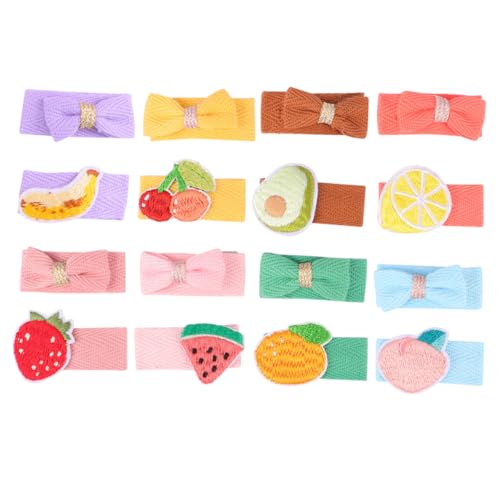 DEARMAMY 8 Sätze Mädchen Haarspange Haarklammern Haarschmuck Haarstifte Haarspange in Fruchtform Haar Haarspange Haarspangen Haarspange Für Mädchen Stoff von DEARMAMY