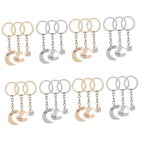 DEARMAMY 8sätze Schlüsselanhänger Für Schwestern Herz Schlüsselbund Freundschaft Schlüsselanhänger Stilvoll Und Langlebig Perfektes Für Geburtstage Valentinstag Oder Weihnachten von DEARMAMY