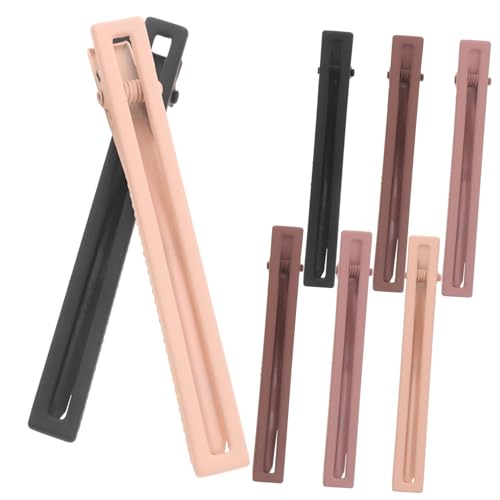 DEARMAMY 8 Stück Teiliges Entenschnabel Haarspangen für Damen Hohl Gestaltete Modische Alligator Haarklammern Rutschfest und Robust Vielseitig für Verschiedene Frisuren und Anlässe von DEARMAMY