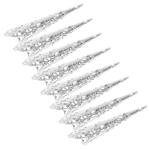 DEARMAMY 8Stücke Alte Königin Fingernagel Krallen Ringe Satz aus für Kostümpartys Bauchtanz und Halloween von DEARMAMY