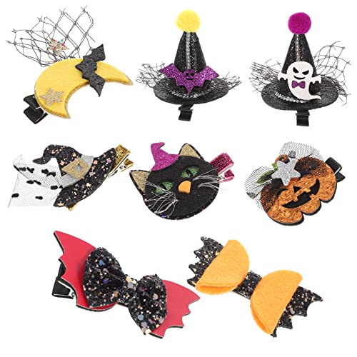 DEARMAMY 8 Teiliges Halloween Kürbis Hut Set Entwirrer Glitzer Schleifen Für Mädchen Haarspange Styling Schleifen Für Mädchen Haarspange Haargummis Horror Netz Kopfschmuck Für DEARMAMY 8 Teiliges Halloween Kürbis Hut Set Entwirrer Glitzer Schleifen Für Mädchen Haarspange Styling Schleifen Für Mädchen Haarspange Haargummis Horror Netz Kopfschmuck Für von DEARMAMY