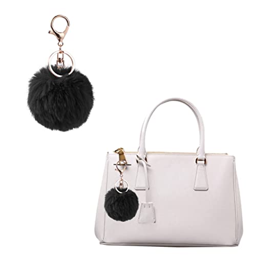 DEARMAMY 8CM üsch Imitation Kaninchenfell Ball Schlüsselanhänger Charm Für Autoschlüssel Handtasche Oder Rucksack Dekoration DEARMAMY 8CM üsch Imitation Kaninchenfell Ball Schlüsselanhänger Charm Für Autoschlüssel Handtasche Oder Rucksack Dekoration von DEARMAMY