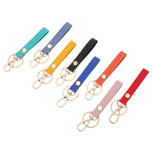 DEARMAMY Stilvolles Schlüsselband Aus Pu-Leder 8-teilig Armbandband Für Autoschlüssel Und Karten DEARMAMY Stilvolles Schlüsselband Aus Pu-Leder 8-teilig Armbandband Für Autoschlüssel Und Karten von DEARMAMY