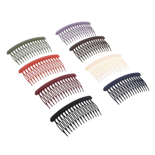 DEARMAMY 8 Stück Haarnadel-stirnband Für Ponyfrisur Kleine Seitenkämme Für Feines Haar Clip-fransen Für Damen Feste Haarnadel Für Seitenfransen Toupierkamm Mit Zwei Enden Seitenkämme Für Ha von DEARMAMY