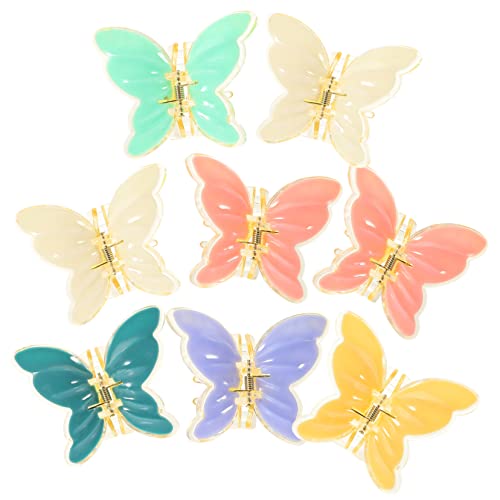 DEARMAMY 8stücke Schmetterlings Haarklammern Clips Mädchen Haarspangen Zubehör Haarschmuck Für Frauen Und Mädchen von DEARMAMY