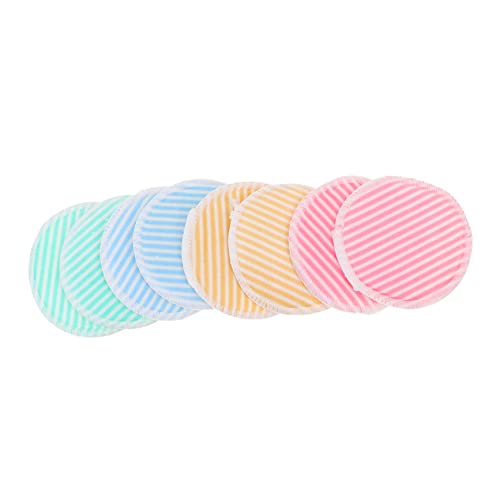 DEARMAMY 8stücke Make-up-entferner-pads Aus Bambus Kosmetik-entferner-pads Wiederverwendbar Für Gesichtswaschung Make-up-entferner-puff Für Empfindliche Haut Für Reisen Und Gesichtspflege von DEARMAMY