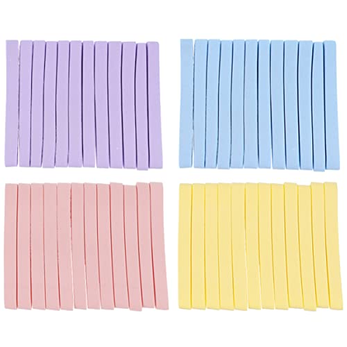 DEARMAMY 96 Stück Einweg Gesichtsschwämme Professionelle Make Up Entferner Pads für Sanfte Gesichtsreinigung für Unterwegs und Verschiedenen Farben Gelb Blau von DEARMAMY