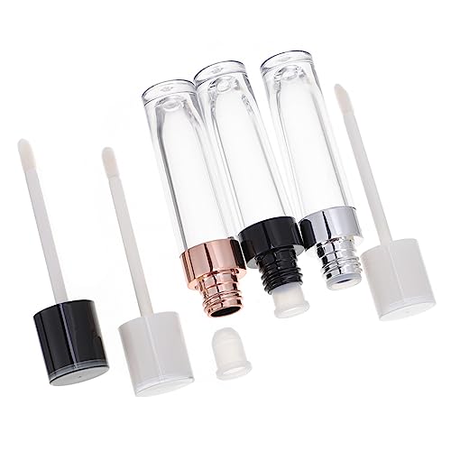 DEARMAMY 9Stücke Nachfüllbare Leere Lipgloss Tuben 5ml Klar Tragbare Kosmetikflasche für Selbstgemacht Lippenpflege Lippenstift Lip Balm von DEARMAMY