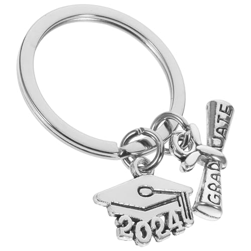 DEARMAMY Graduation Keychain Metall Schlüsselanhänger Mit Abschlusskappe Und Graduierung Stilvolles Schlüsselzubehör Für Studenten Und Absolventen Geschenkidee Für Schulabschluss Und von DEARMAMY
