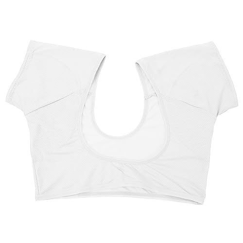 DEARMAMY Achselschweißpolster Weste Schweiß-absorbierend Weste Achsel Schweiß Pad Schutz Polyester Baumwolle Atmungsaktiv Elastisch Schnelltrocknend Damen Mädchen Frauen Sommergarderobe von DEARMAMY