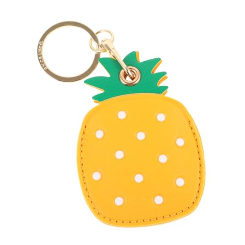 DEARMAMY Pu Schlüsselanhänger Mit Kreativer Pineapple Design Access Card Für Mädels Stilvolle Handtaschen Deko Robust Und Leicht Für Schlüssel Und Id Karten von DEARMAMY