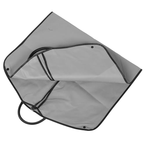 DEARMAMY Anzug Staubbeutel Mantel-Kleidertaschen Tragetasche Jacken für Männer Anzug Staubschutzbeutel Kleidersack für Anzüge Anzug Tasche Reise Mantel Aufbewahrungstasche Vlies Grey von DEARMAMY