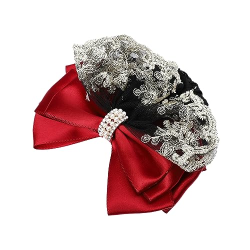 DEARMAMY Arbeiten Sie Haarzubehör Haarknotennetz Haarnetze Abdeckung Frauen Haarknoten Netz Haarknotenabdeckung Bowknot -haarclip Bow Dutt Haarnetze Polyester-spitze-strass-stahl-clip DEARMAMY Arbeiten Sie Haarzubehör Haarknotennetz Haarnetze Abdeckung Frauen Haarknoten Netz Haarknotenabdeckung Bowknot -haarclip Bow Dutt Haarnetze Polyester-spitze-strass-stahl-clip von DEARMAMY