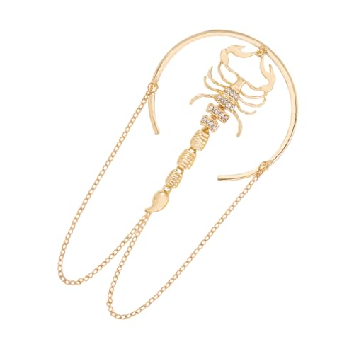 DEARMAMY Armband scorpion scorpien armband weinglas hochzei bangles offener Armreif -Manschettenband Armmanschettenband -Armband Oberarmarmband Legierung Golden von DEARMAMY