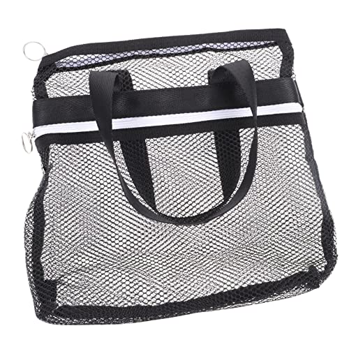 DEARMAMY Atmungsaktive Netz Strandtasche Tragbarer Kulturbeutel für Reisen Kinder mit Mehreren Taschen von DEARMAMY