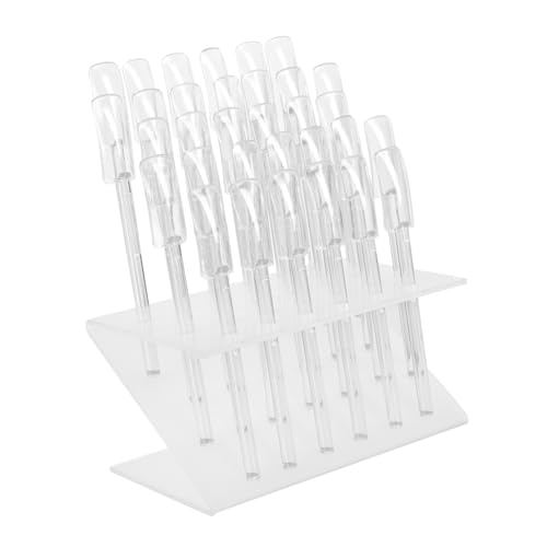 DEARMAMY Aufbewahrungsregal Für Nagelspitzen Mit Mehreren Steckplätzen Schreibtisch-halteregal Maniküre-salon-organizer-regal Aus Hochwertigem Material Kompaktes Design Für Platzsparen von DEARMAMY