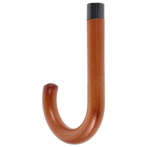 DEARMAMY Austausch Des Regenschirmgriffs Holzschirmgriff Austauschbarer Regenschirm-J-Griff Stockschirmgriff Für Regenschirm Ersatzteile Zubehör von DEARMAMY