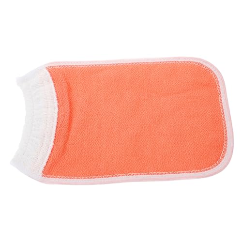 DEARMAMY Badehandschuhe schrubben Badeschrubber Duschhandschuh Badetücher handschuhartige Waschhandtücher Massagehandschuh für den Rücken Grey von DEARMAMY