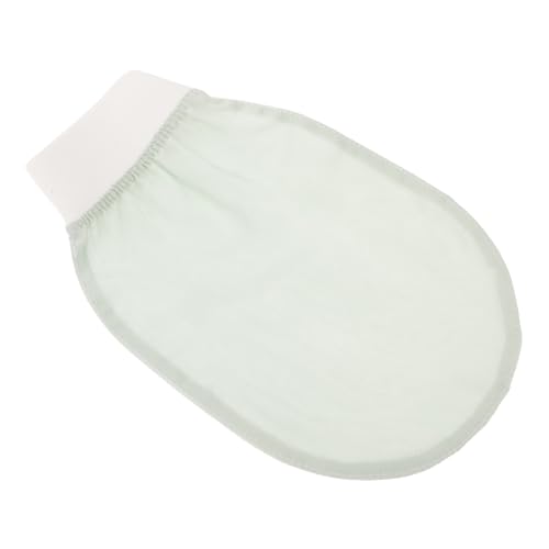 DEARMAMY Badeschrubber Für Körperpads Wiederverwendbar Peeling Handschuh Rückenpeeling Duschschrubber Erste Entfernung Badeschrubben Damen Duschhandschuhe Viskose Hellgrün von DEARMAMY