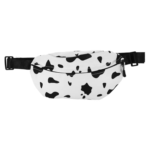 DEARMAMY Bauchtasche mit Kuh-print Plüsch-umhängetasche Modische Umhängetasche für Mädchen von DEARMAMY