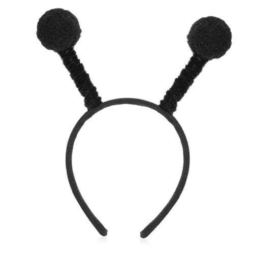 DEARMAMY Süßes Bienen-stirnband Antennen-pompon-stirnband für Erwachsene Vielseitiges Kostüm-haarband für Anlässe von DEARMAMY