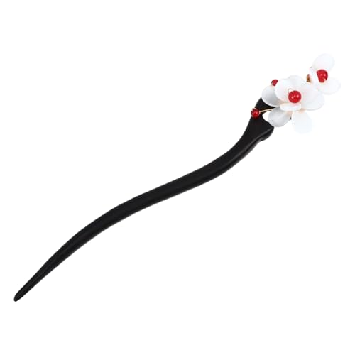 DEARMAMY Blumen Haarstäbchen Uralter Haarstab Holz Haarstab Hanfu Haarnadel Retro Kopfschmuck Für Frauen Mädchen Hochzeit Party Alltag von DEARMAMY