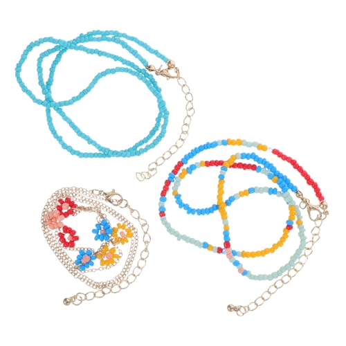 DEARMAMY Boho Perlen Choker Halskette Damen Leichtes Alloy Clavicle Design Ethnischer Anhänger Sommer Schmuck Für Alltag Und Urlaub von DEARMAMY