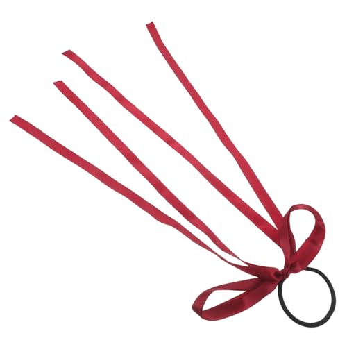 DEARMAMY Bowknot Haarbindungen Für Frauen Und Mädchen Dünne Haarbindungen Haarzubehör Für Dünne Dicke Haare Modische Haarseile Ponytailhalter von DEARMAMY