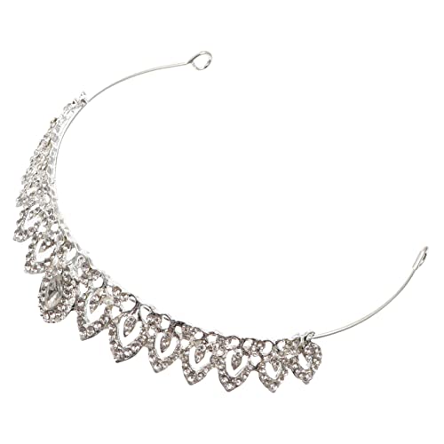 DEARMAMY Braut Haarreif mit Funkelnden Strasssteinen Legierung Weiß Leichte Prinzessin Krone für Hochzeit Haarschmuck Einfach zu Tragen für Unvergessliche Hochzeitsmomente DEARMAMY Braut Haarreif mit Funkelnden Strasssteinen Legierung Weiß Leichte Prinzessin Krone für Hochzeit Haarschmuck Einfach zu Tragen für Unvergessliche Hochzeitsmomente von DEARMAMY