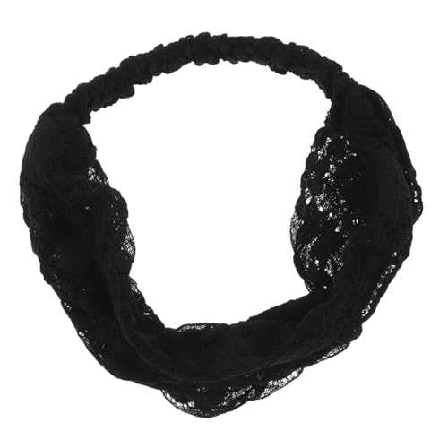DEARMAMY Breites Spitzen Haarband Damen Elastisch Modisch Kopfschmuck Scarf Stirnband Haaraccessoire Junges Aussehen Kopfband DEARMAMY Breites Spitzen Haarband Damen Elastisch Modisch Kopfschmuck Scarf Stirnband Haaraccessoire Junges Aussehen Kopfband von DEARMAMY