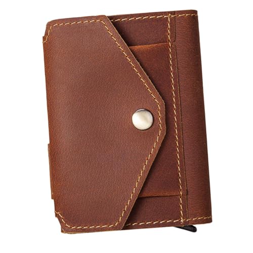 DEARMAMY Herren Geldbörse Reisebrieftasche Leder Brieftasche Männliche Mode Brieftasche Herren Business Geldbörse von DEARMAMY