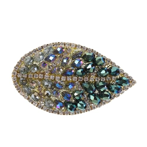 DEARMAMY Brosche Schal Sicherheitsnadel Brosche Stift Revers Pullover -strass -schalnadel Strass-sicherheitsnadel Ansteckbrosche Sweater Pin Broschen Für Mädchen Grün Kupfer von DEARMAMY