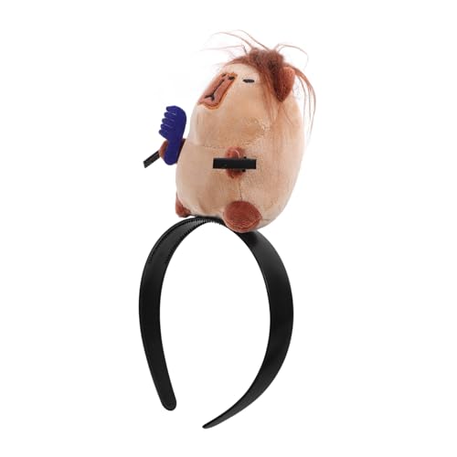 DEARMAMY Capybara Stirnband Cartoon Design Haarreifen Für Mädchen Party Kopfbedeckung Leicht Und Angenehm Zu Tragen von DEARMAMY