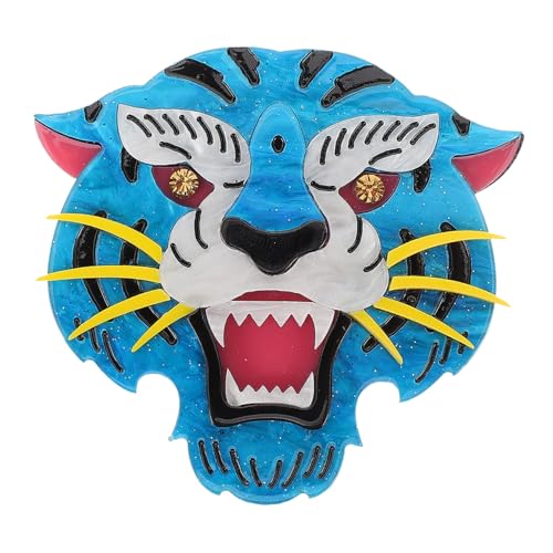 DEARMAMY Cartoon Tiger Brosche Pin für Kleidung und Rucksäcke Kreative Anstecknadel mit Einzigartigem Tigerdesign für Besondere Anlässe und Accessoires von DEARMAMY