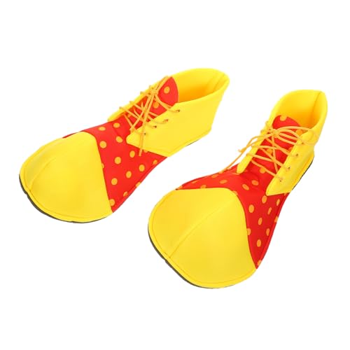 DEARMAMY Clown Schuhe Erwachsene Übergröße Flexible Hautfreundlich Clown Cosplay Requisiten für Halloween Karneval Party Bühnenauftritt von DEARMAMY
