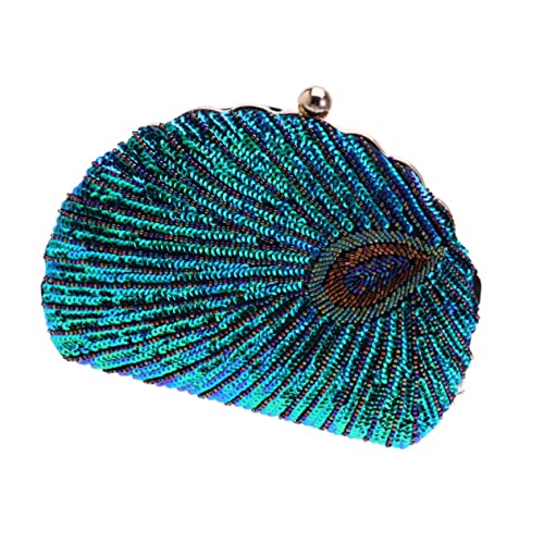 DEARMAMY Clutch Abendtasche Pailletten Damen Party Hochzeit Geldbörse Tasche Handtasche Clutch Tasche Abend Damen Party Bankett Hochzeit Geldbörse von DEARMAMY