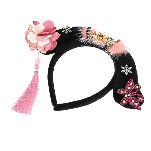 DEARMAMY Chinesisches Kostüm-haarband Mit Quaste Tropfen Cosplay-perücken-stirnbänder Antikes Chinesisches Stirnband Für Halloween Mottopartys Und Fotografie von DEARMAMY