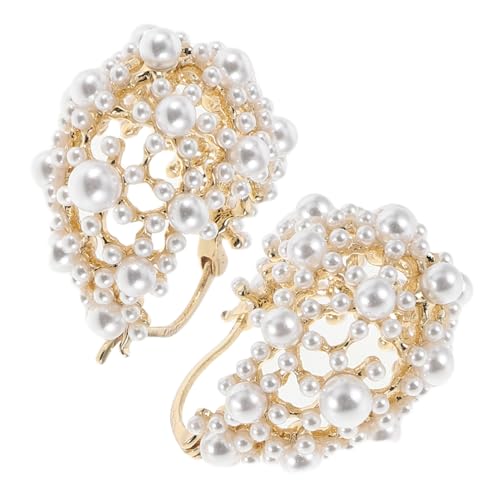 DEARMAMY Ohrringe Mit Perlen Im Vintage-stil Für Damen Geometrische Ohrstecker Mit Kunstperlen Passend Für Hochzeiten Und Besondere Anlässe von DEARMAMY