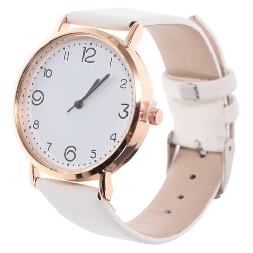 DEARMAMY Damenuhr Halteranzeige Elektronischer Lüfter Und Make -up -bürstenbehälter Nagelhauthalter Netz Heißwickler, Lockenwickler Hot Roller Für Frauen Aufkleber Kleidung Legierung Weiß von DEARMAMY