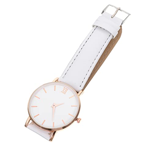 DEARMAMY Damenuhr damenarmbanduhr Ladies Watch Clothes for Woman Costumes for Outfits for Women Armbanduhren Frauen schauen zu Filigrane Armbanduhr weibliche Versorgung Pu Weiß DEARMAMY Damenuhr damenarmbanduhr Ladies Watch Clothes for Woman Costumes for Outfits for Women Armbanduhren Frauen schauen zu Filigrane Armbanduhr weibliche Versorgung Pu Weiß von DEARMAMY