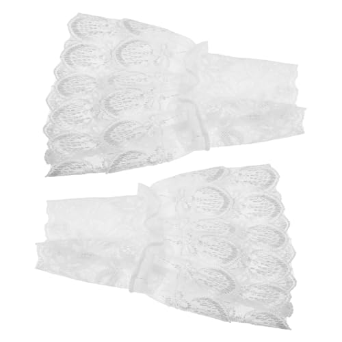 DEARMAMY Dekorative Fake Ärmelbündchen für Damen Abnehmbare Manschetten für Handgelenke Armdekorationen Polyester Vielseitig und Komfortabel für Verschiedene Anlässe DEARMAMY Dekorative Fake Ärmelbündchen für Damen Abnehmbare Manschetten für Handgelenke Armdekorationen Polyester Vielseitig und Komfortabel für Verschiedene Anlässe von DEARMAMY