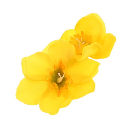 DEARMAMY Delightful Hanfu Haarspange mit Gefälschtem Narzissenblüten Design Stabiler Seitenclip für Frühlings und Partyhaarschmuck Haaraccessoires zur Kontrolle von Strähnen bei Damen von DEARMAMY