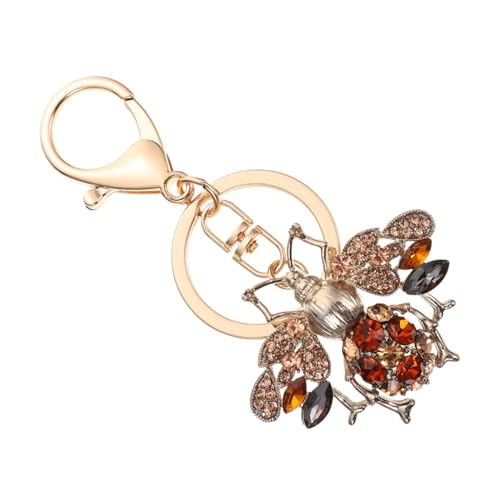 DEARMAMY Diamant-Bienen-Anhänger bescherung Weihnachten weinachts Funky Strass-Schlüsselanhänger- Trendige Geldbörse Schultasche schlüsselanhänger Dekoration Taschenanhänger von DEARMAMY