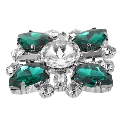 DEARMAMY Elegante Schuhclips Für Damen Mit Strass Dekorative Schuhschnallen Rhinestones Für Hochzeiten Und Partys Einfach Zu Befestigen Vielseitige Schuhdekoration von DEARMAMY